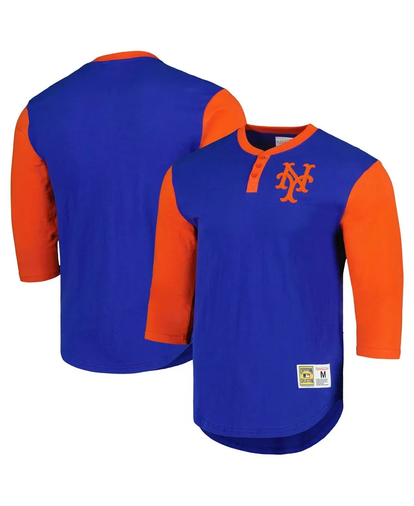 New York Mets Mitchell & Ness 3/4 Length Shirt Sale