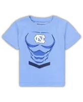Toddler Boys and Girls Champion Carolina Blue North Carolina Tar Heels Super Hero T-shirt