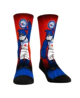 Men's and Women's Rock 'Em Socks Philadelphia 76ers Mascot Pump Up Crew Socks