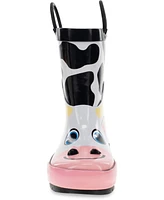 Toddler, Little Boy's and Big Colbie Cow Rain Boot