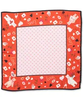 Collection Xiix Women's Valentine's Bear Square Scarf