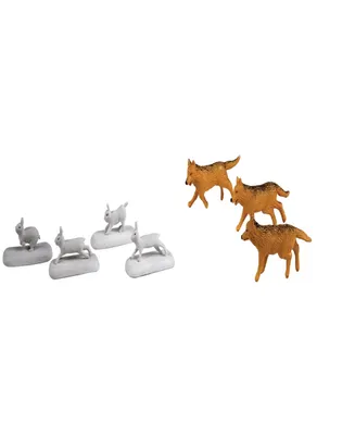 Lionel the Polar Express Wolves Rabbits Figure Pack, Set of 7