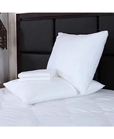 The Grand Poly-Cotton Zippered Pillow Protector - 200 Thread Count - Protects Against Dust, Dirt, and Debris - King Size - 2 Pack