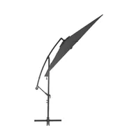 vidaXL Cantilever Umbrella with Aluminum Pole 118.1" Anthracite