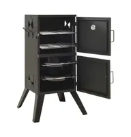 vidaXL Smoker Oven 21.7"x18.7"x39.6" Steel