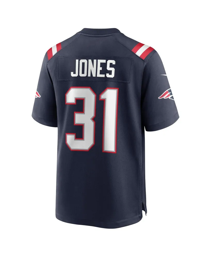 Men's Nike Jonathan Jones Navy New England Patriots Game Jersey