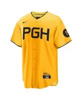 Men's Nike Gold Pittsburgh Pirates 2023 City Connect Replica Jersey