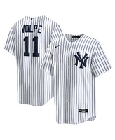 Men's Nike Anthony Volpe White New York Yankees Home Replica Player Jersey