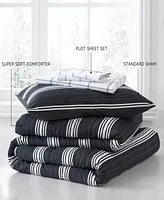 Closeout! Nautica Craver Reversible 3 Piece Comforter Set