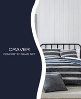 Closeout! Nautica Craver Reversible 3 Piece Comforter Set