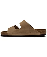 Birkenstock Men's Arizona Essentials Oiled Leather Two-Strap Sandals from Finish Line