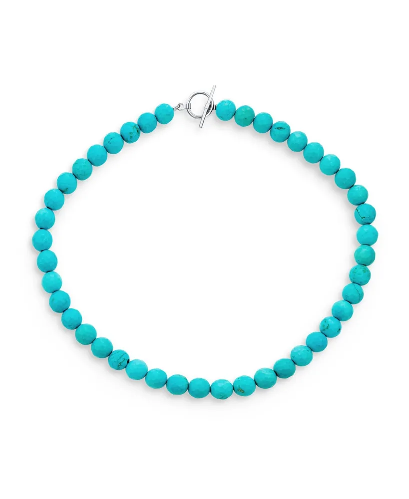 Rogers & Hollands® Jewelers Blue Howlite Adjustable Necklace in