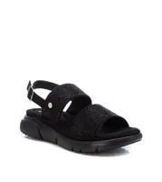 Women's Flat Suede Sandals By Xti