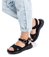 Women's Flat Suede Sandals By Xti