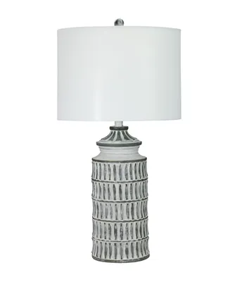 29" Resin Table Lamp with Designer Shade