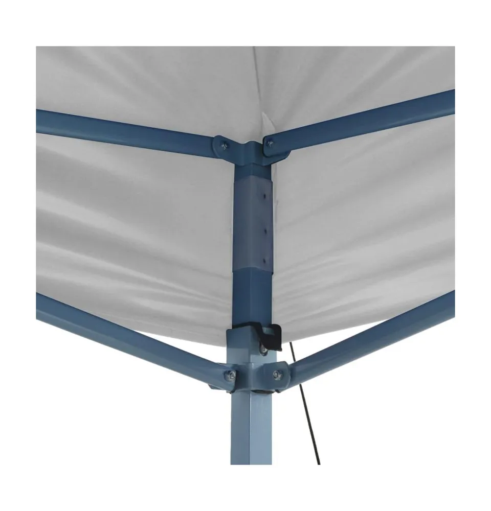 vidaXL Professional Folding Party Tent 9.8'x19.7' Steel White