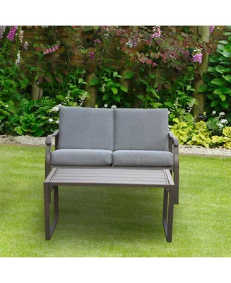 Loveseat And Teapoy Mushroom