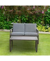 Loveseat And Teapoy Mushroom