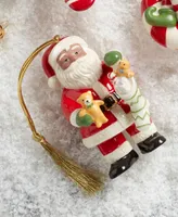 Lenox African American Santa & Stocking Porcelain Ornament