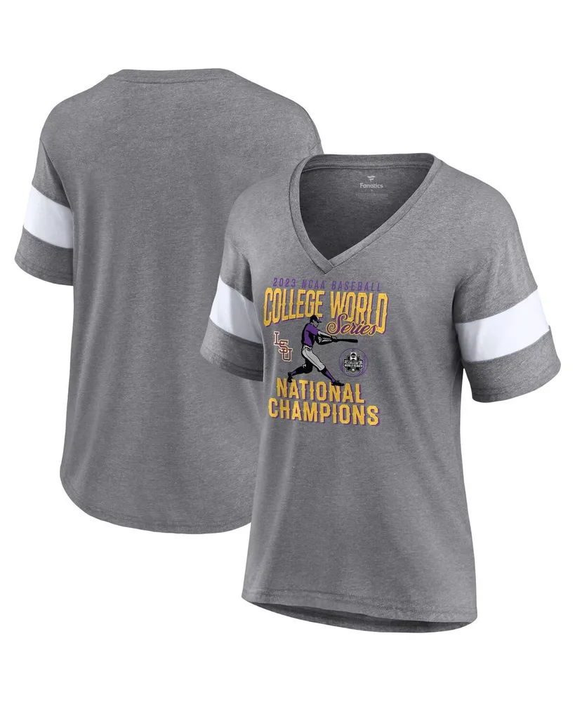 Unisex Top of the World Charcoal LSU Tigers 2023 NCAA Men's Baseball  College World Series Champions