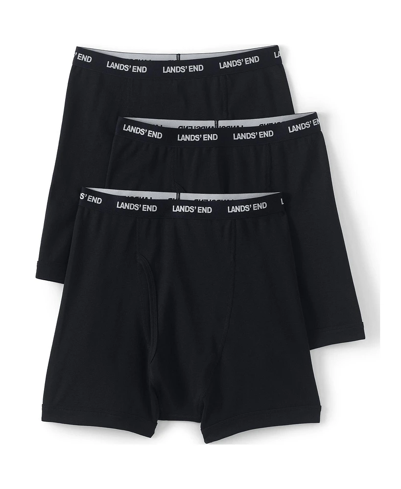 Lands' End Men's Big 3 Pack Knit Boxer Briefs