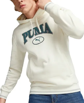 Puma Men's Squad Brushed Fleece Logo Hoodie