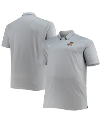 Men's Nike Heathered Gray Florida Gators Big and Tall Performance Polo Shirt