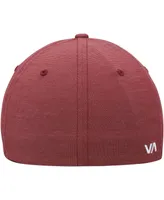 Men's Rvca Burgundy Shane Flex Hat