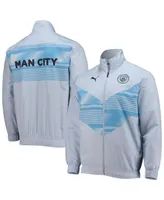 Men's Puma Sky Blue Manchester City 2022/23 Pre-Match Full-Zip Jacket