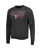 Men's '47 Brand Charcoal Atlanta Falcons Locked In Headline Pullover Sweatshirt