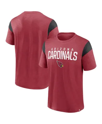 Men's Fanatics Cardinal, Black Arizona Cardinals Home Stretch Team T-shirt