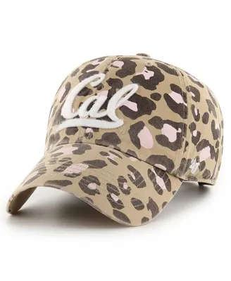 Women's '47 Brand Khaki Cal Bears Bagheera Clean Up Adjustable Hat