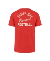 Men's '47 Brand Red Tampa Bay Buccaneers Turn Back Franklin T-shirt