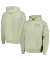 Men's Pro Standard Light Green Cincinnati Bengals Neutral Drop Shoulder Pullover Hoodie