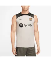 Men's Nike Tan Barcelona 2023/24 Strike Tank Top