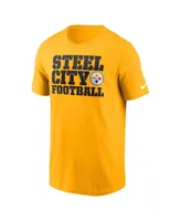 Men's Nike Gold Pittsburgh Steelers Local Essential T-shirt