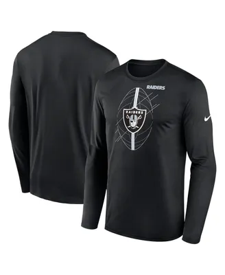 Men's Nike Black Las Vegas Raiders Legend Icon Long Sleeve T-shirt