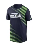 Men's Nike College Navy Seattle Seahawks Yard Line Fashion Asbury T-shirt