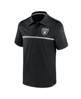 Men's Fanatics Black Las Vegas Raiders Primary Polo Shirt