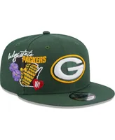 Men's New Era Green Green Bay Packers Icon 9FIFTY Snapback Hat