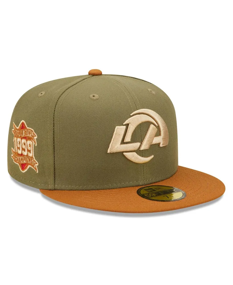 New Era Olive/Brown Los Angeles Rams Toasted Peanut 59FIFTY Fitted Hat