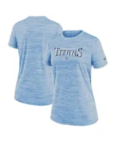 Women's Nike Light Blue Tennessee Titans Sideline Velocity Performance T-shirt