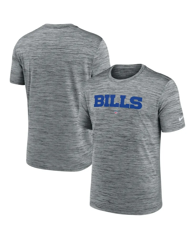 Men's Nike Heather Gray Buffalo Bills Velocity Performance T-shirt