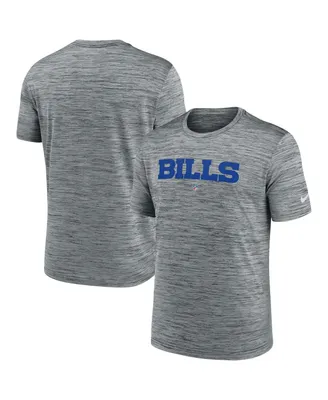 Men's Nike Heather Gray Buffalo Bills Velocity Performance T-shirt