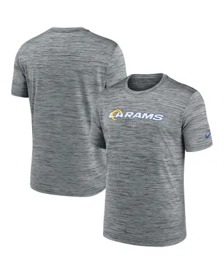 Men's Nike Heather Gray Los Angeles Rams Velocity Performance T-shirt