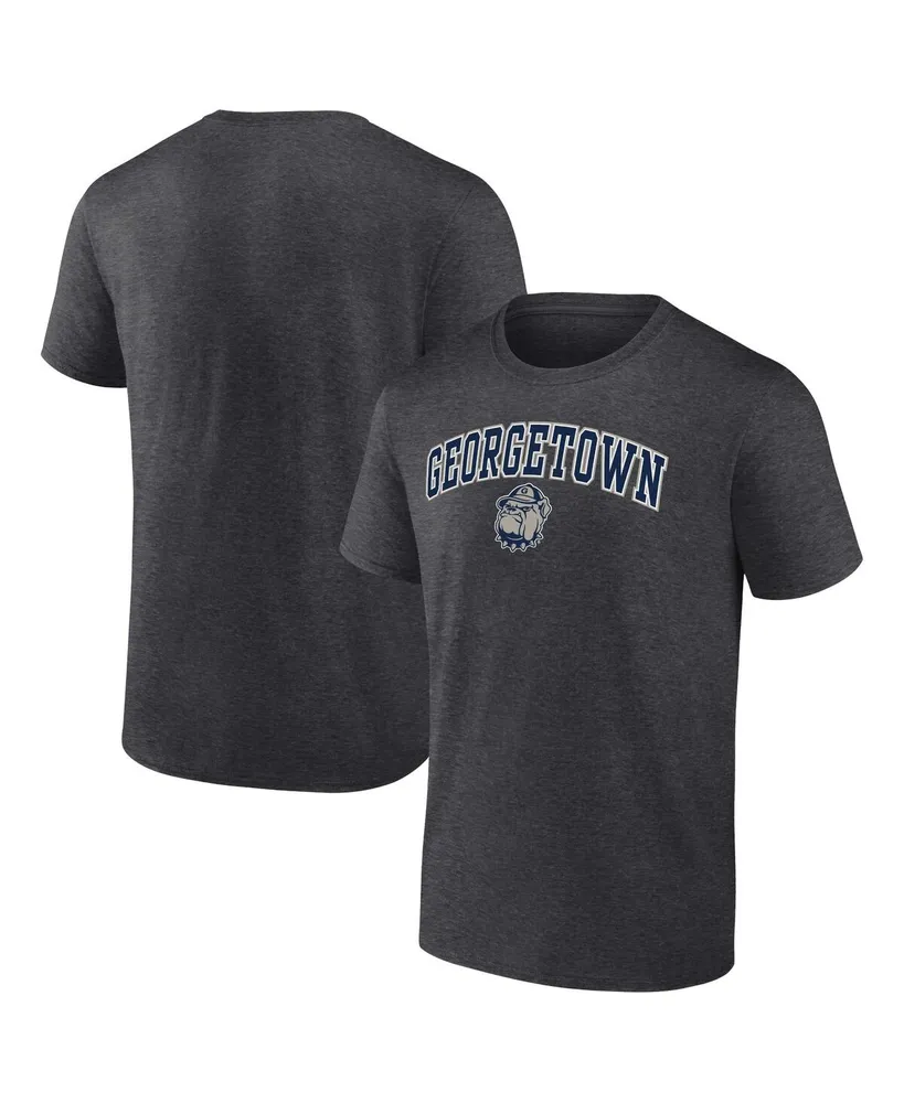 Men's Fanatics Heather Charcoal Georgetown Hoyas Campus T-shirt