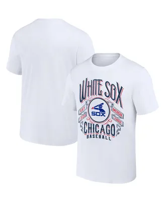 Men's Darius Rucker Collection by Fanatics White Chicago Sox Distressed Rock T-shirt