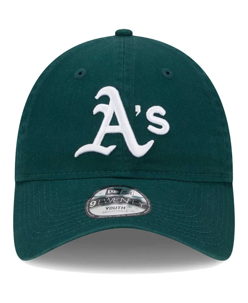 Little Boys and Girls New Era Green Oakland Athletics Team 9TWENTY Adjustable Hat