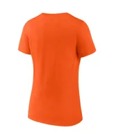 Women's Fanatics Orange Auburn Tigers Evergreen Campus V-Neck T-shirt