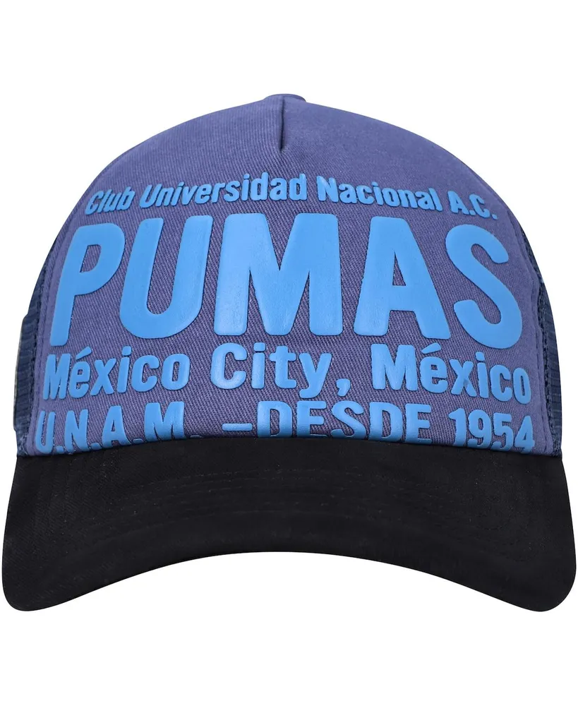 Men's Navy Pumas Club Gold Adjustable Hat
